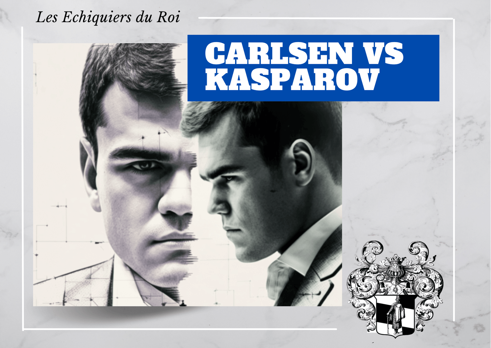 Magnus Carlsen och Garry Kasparov